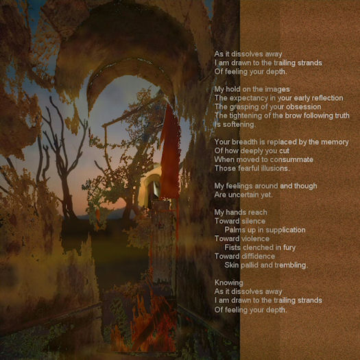 As It Dissolves Away - A Picture Poem by Lē Weaver